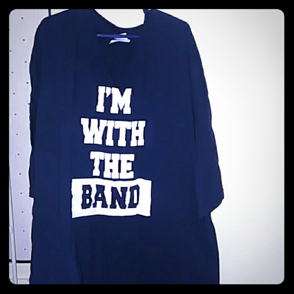 Gildan Tops - I'm With The Band Shirt